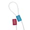 Dickey Mfg Co Defender Cable Seal, Red 1.5 mm x 12 in, Laser Etched, Stock, PK100 50501DA01-1C - alternate 2